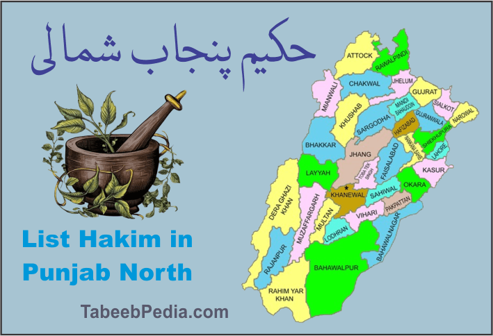 پنجاب شمالی کے حکیموں کی لسٹ