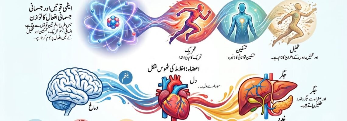 طب پاکستانی اور الیکٹران، پروٹان اور نیوٹران